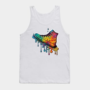 Colorful melting Sneaker design #1 Tank Top